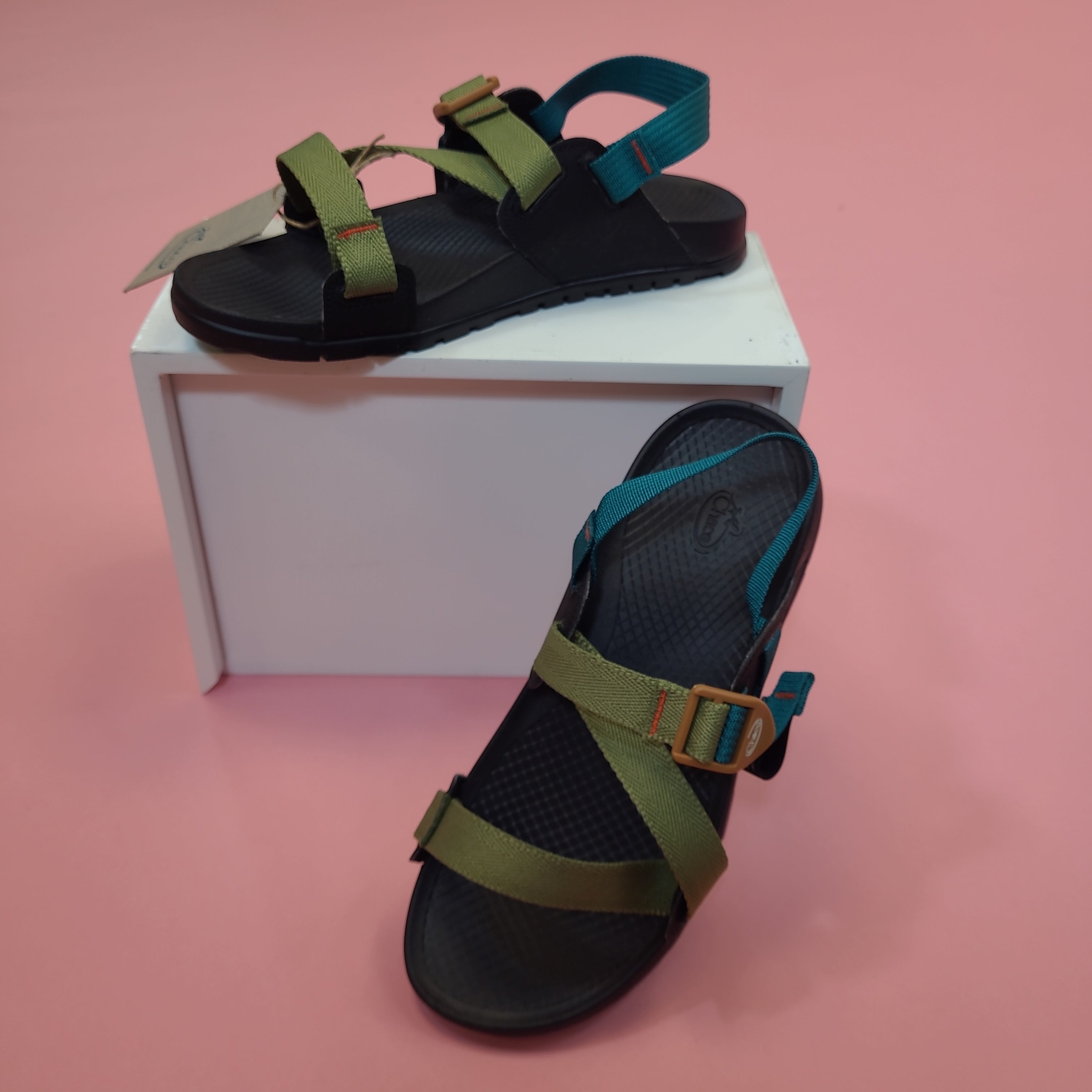 Chaco Lowdown Sandal Green Teal Dales Clothing Inc