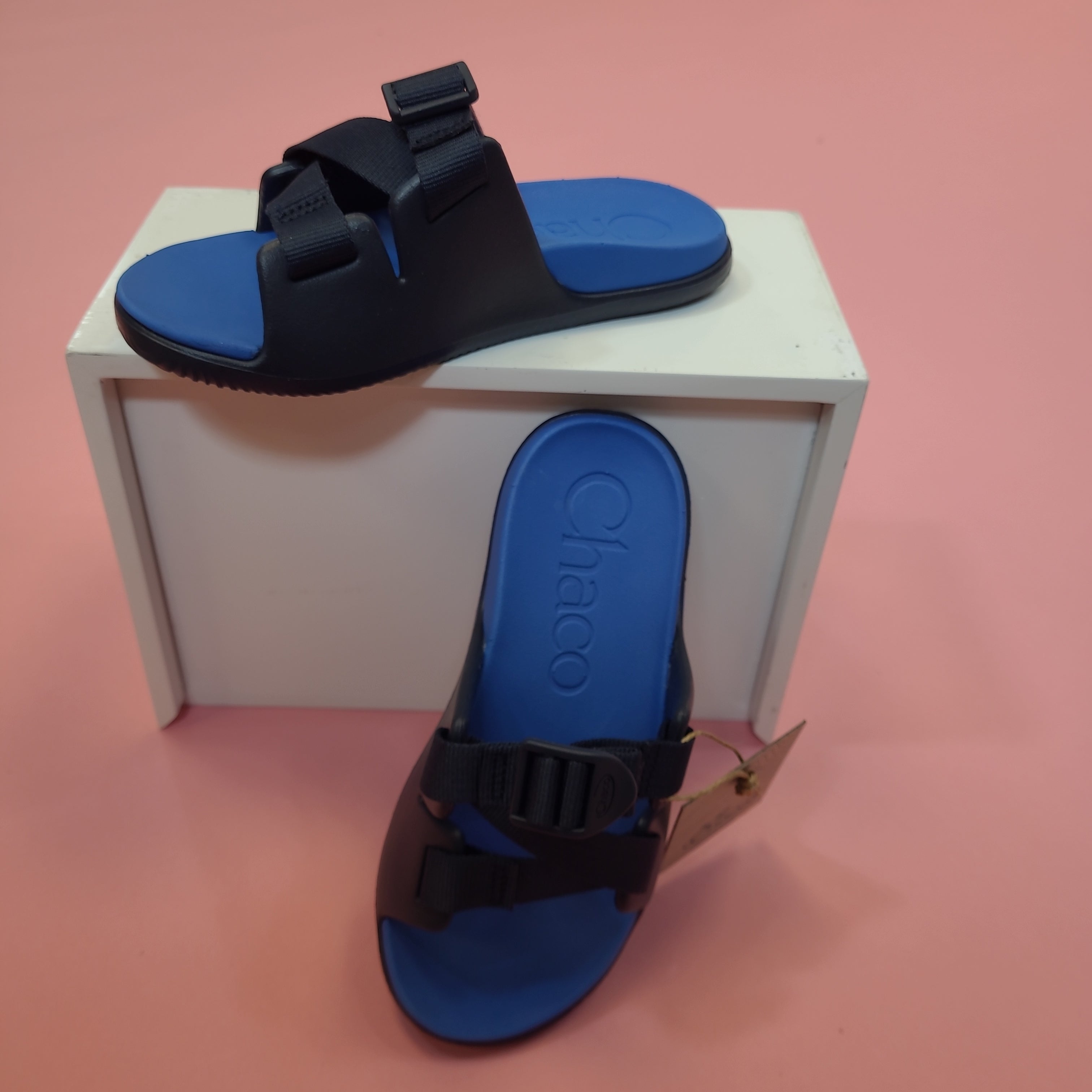 Kids Youth Blue Chaco Chillo Slides Dales Clothing Inc