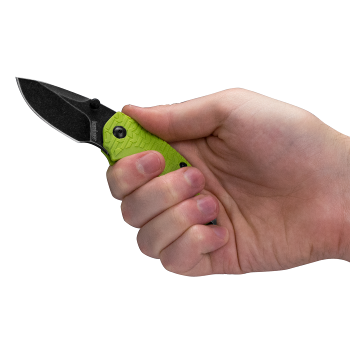 Kershaw - SHUFFLE - LIME GREEN, BLACKWASH