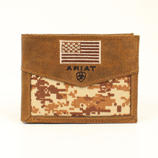 Ariat Digital Camo Bi-Fold PassCase Wallet