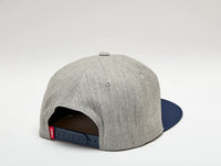Arched Trucker Hat By Kimes Ranch Grey Navy