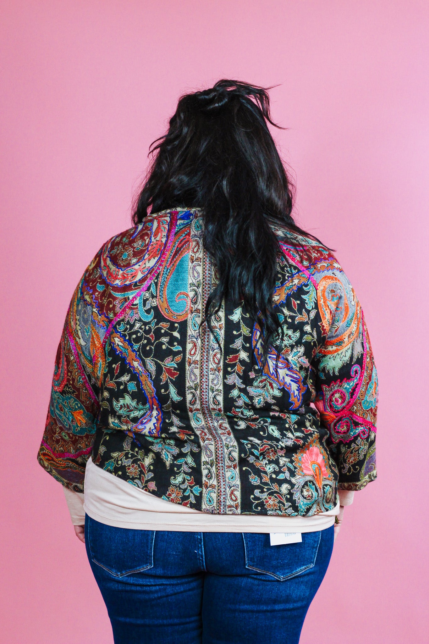 Blind Love Multi Color Paisley Cardigan