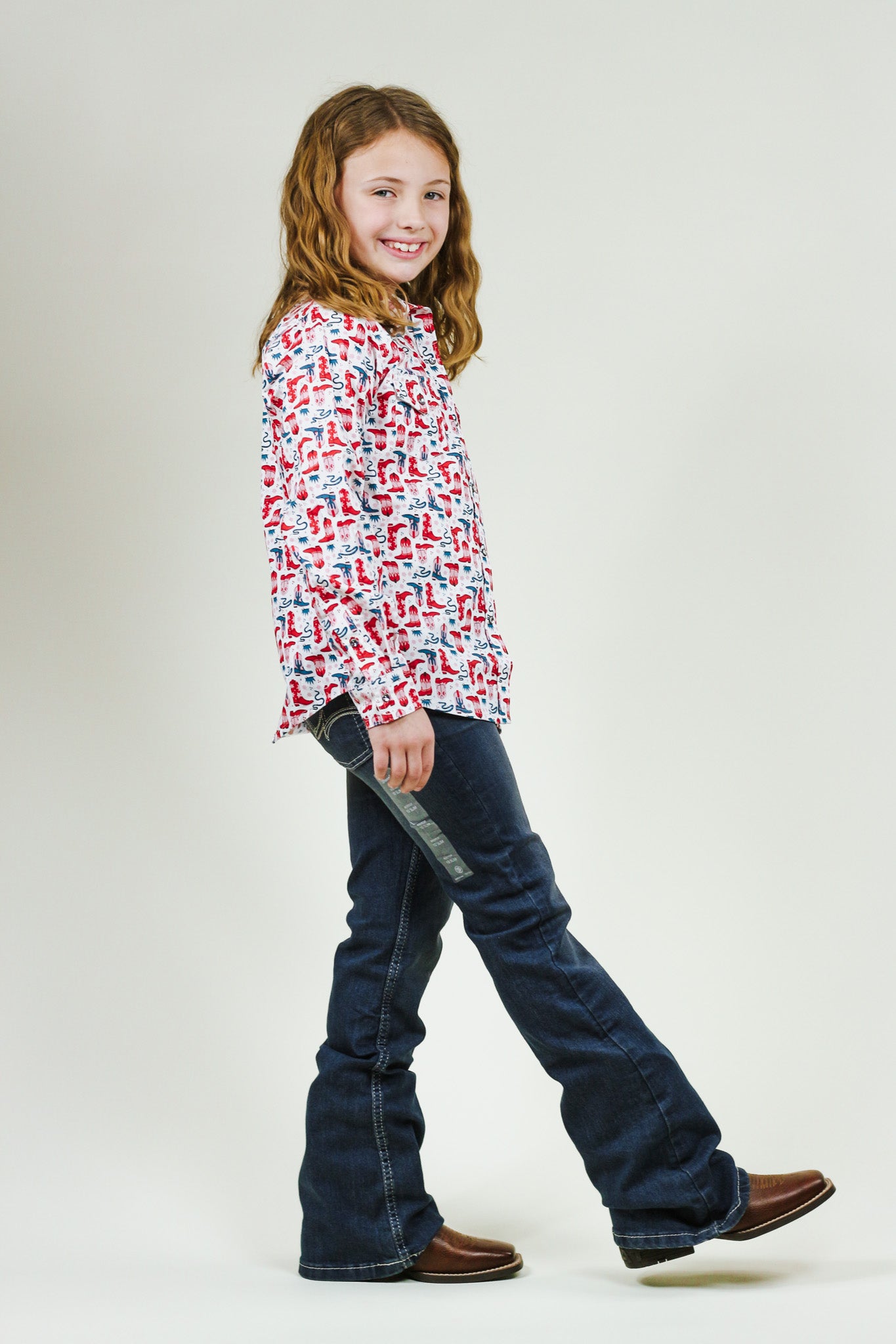 Girls Wrangler Denim Bootcut Jeans