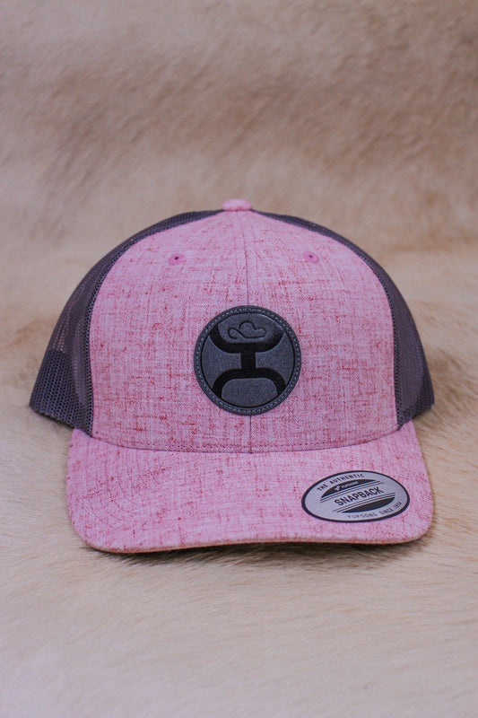 Blush Pink Grey Hooey Hat
