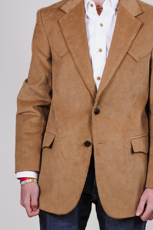 Circle S Mens Camel Lubbock Sportcoat Corduroy Blazer