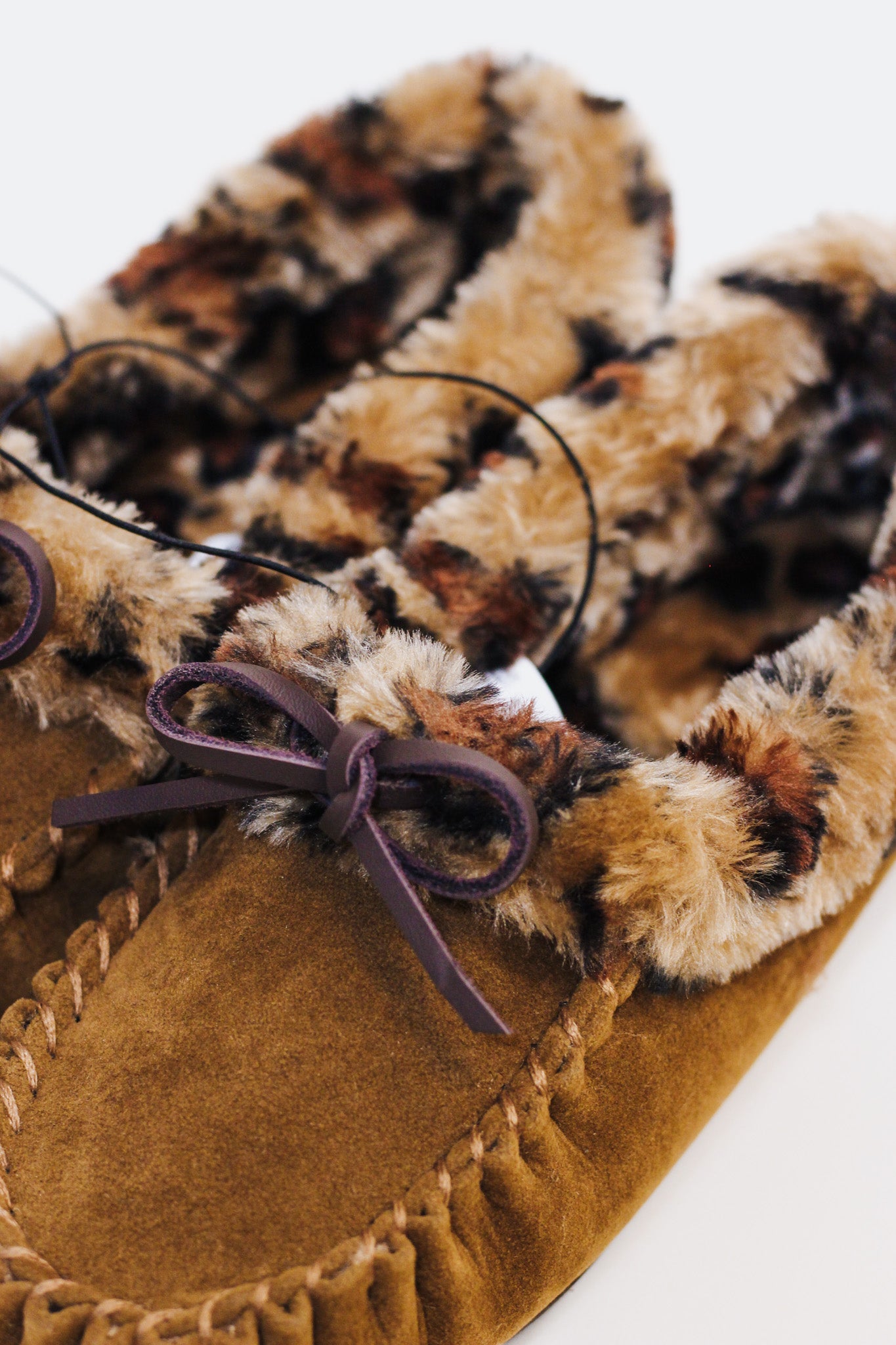 Brown Leopard Slippers