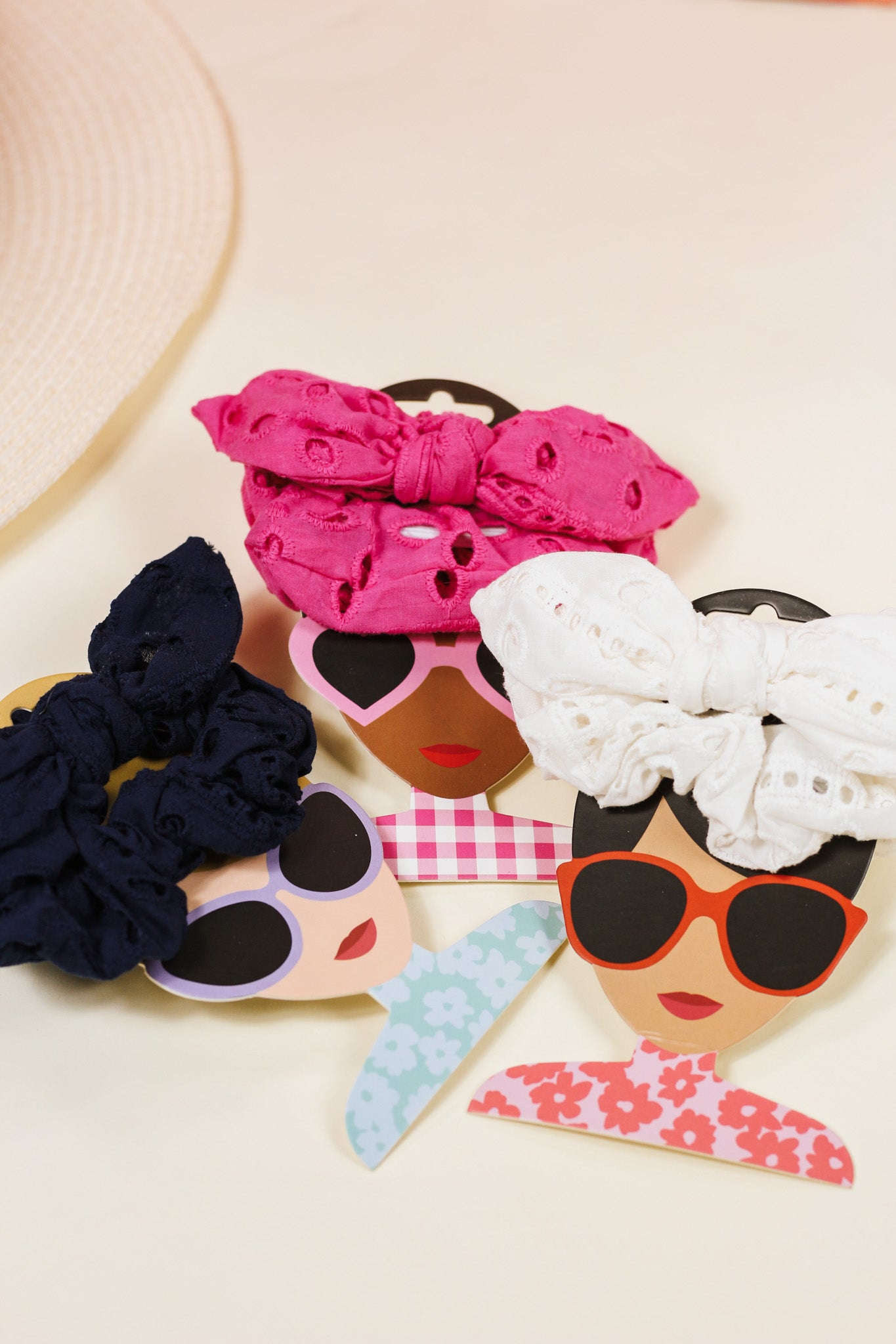 Pink Scrunchie Set