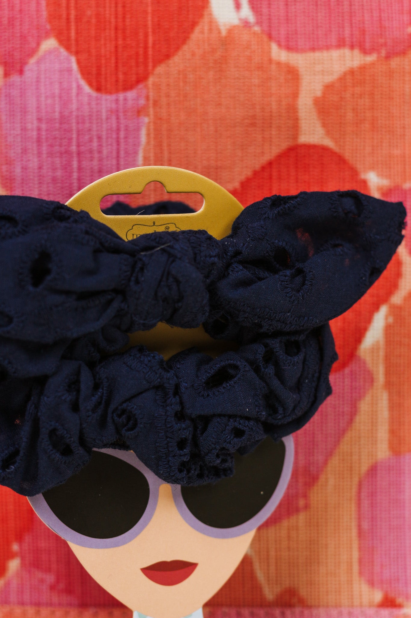 Navy Scrunchie Set