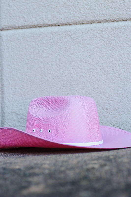 Pink Twister Youth Girls Cowgirl Hat