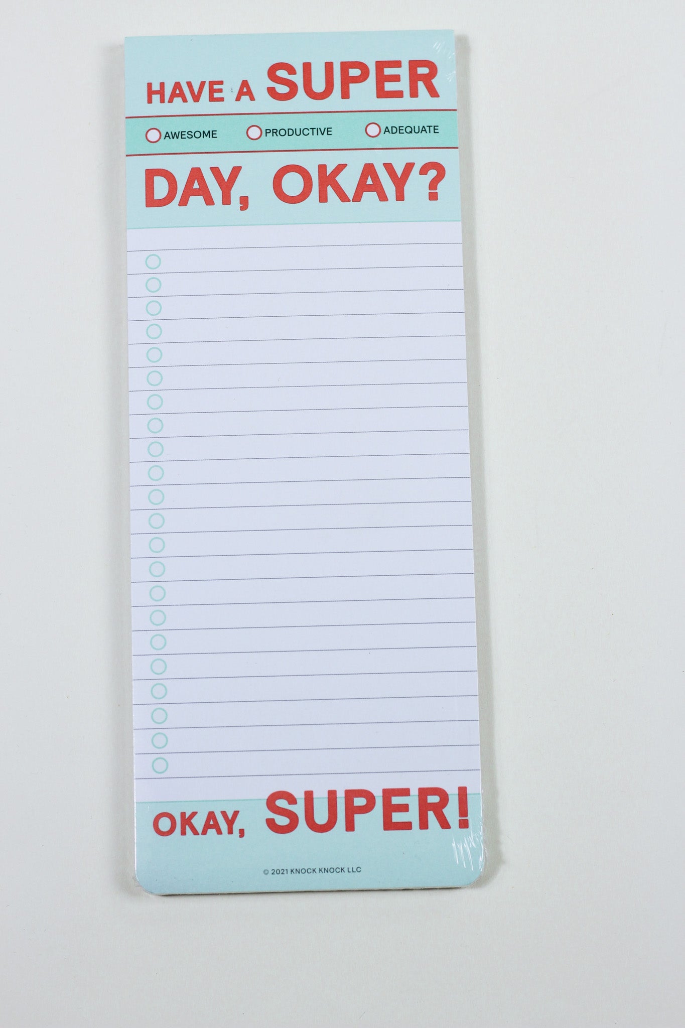 Have A Super Day List Pad