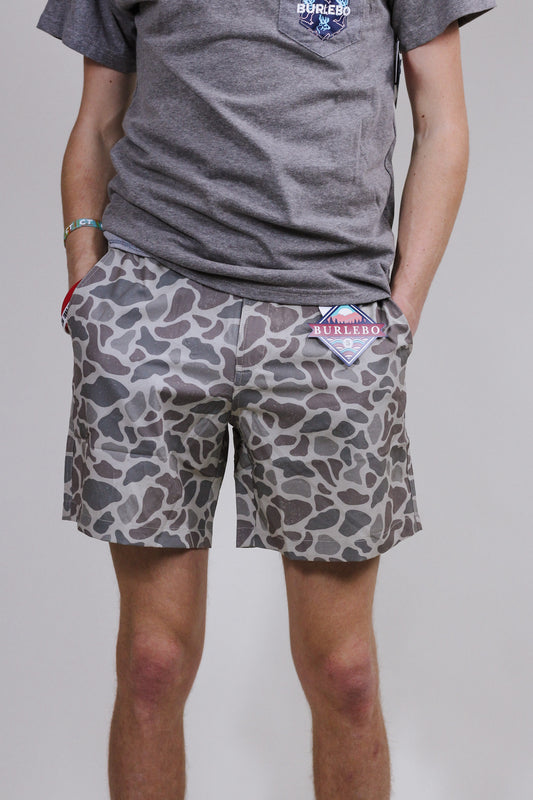 Classic Deer Camo Everyday Shorts By Burlebo