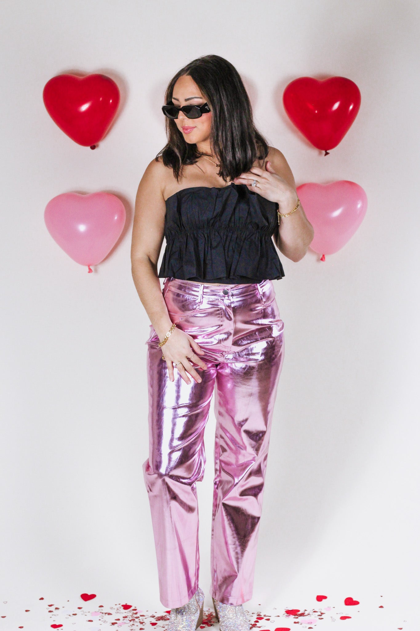 NewAsia Plus Size High Waist Pink PU Leather Womens Pink Leather Trousers  Black Faux Leather Streetwear Pants 2020 From Zhifouni, $22.95 | DHgate.Com