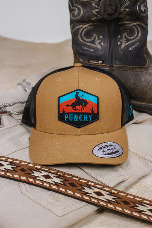 Punchy Tan Black Hooey Hat