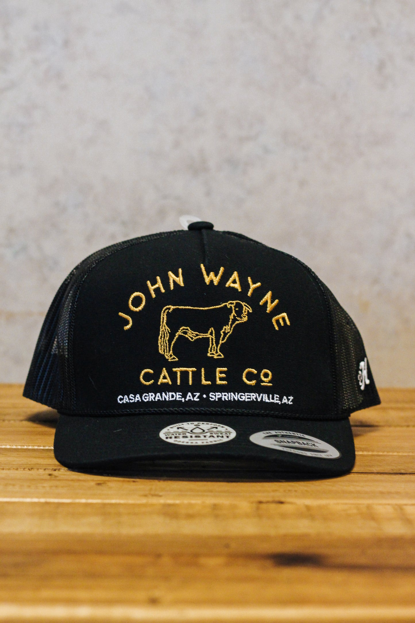 John Wayne Black Gold Mens Hooey Hat