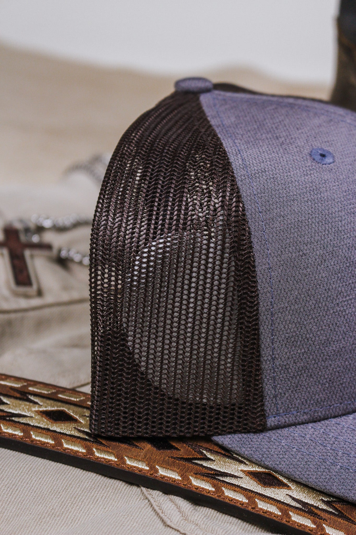 Mens Hooey Grey Brown Hat