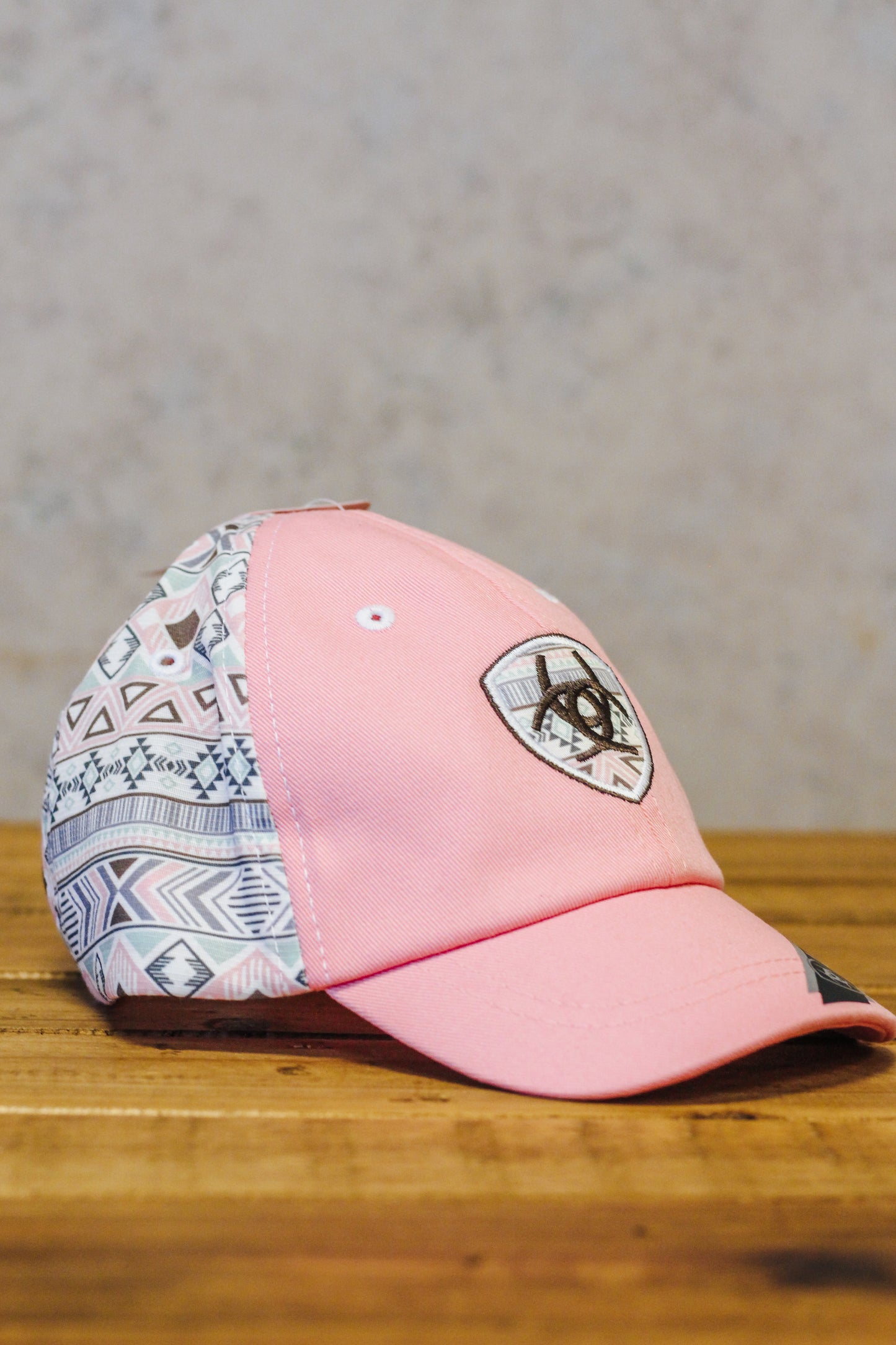 ARIAT INFANT BALL CAP AZTEC PINK