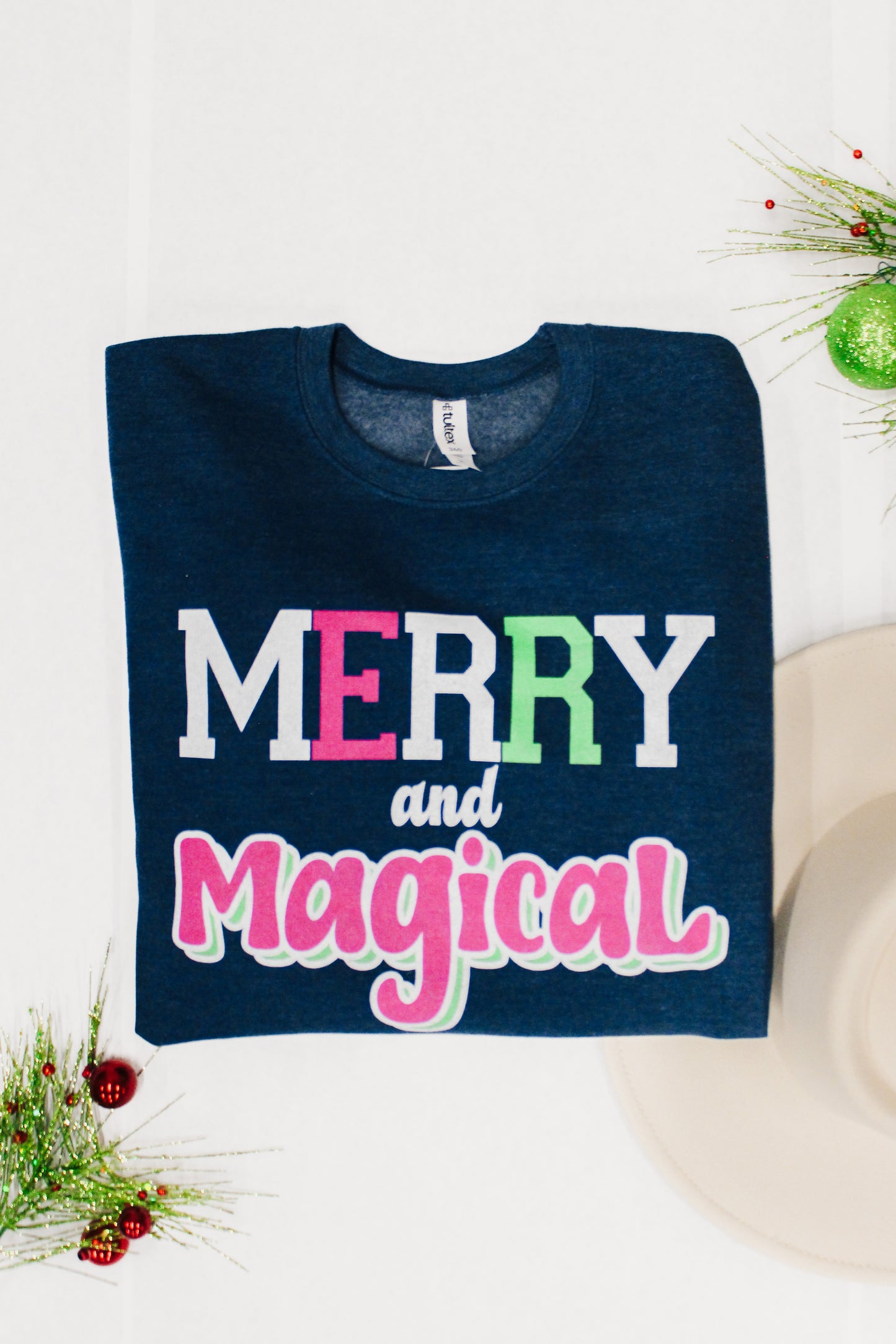 Merry And Magical Navy Sweatshirt