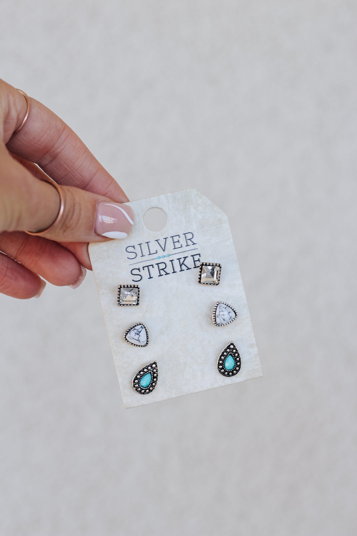 3 Pack Earring Stud Sets