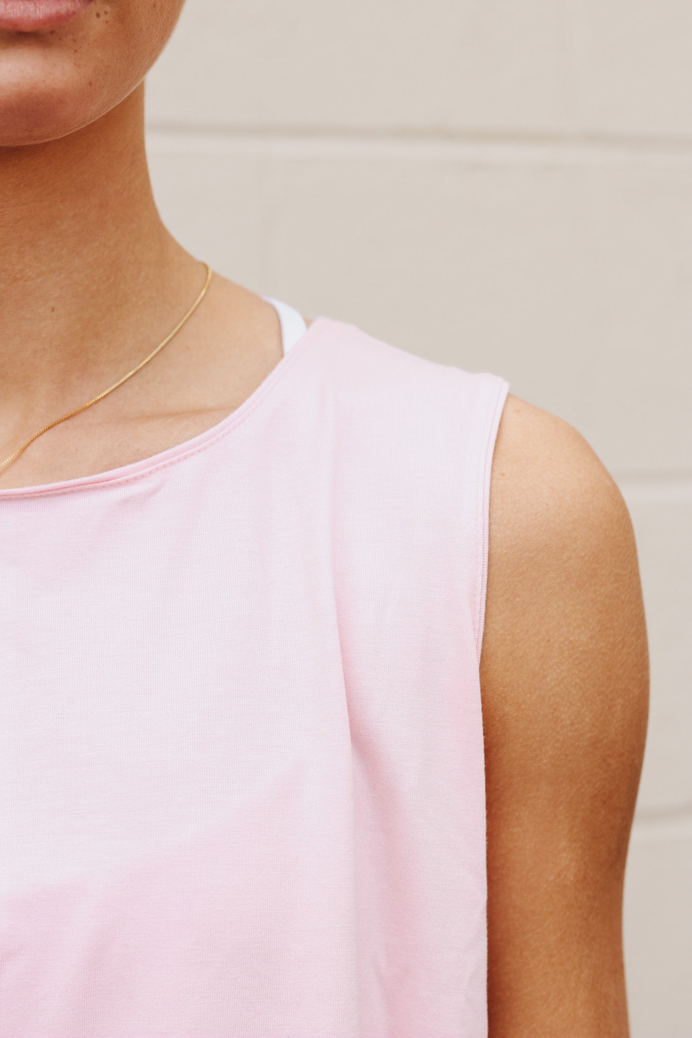 Stuck On Repeat Dusty Pink Tank