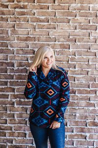 Janet Teal Aztec Pullover