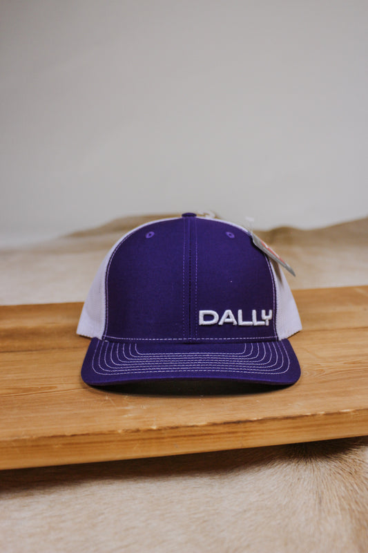 Dally Purple & White Hat