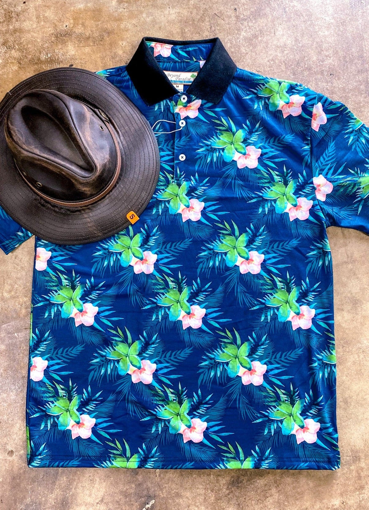 Beyond Paradise Mens Aloha Print Shirt