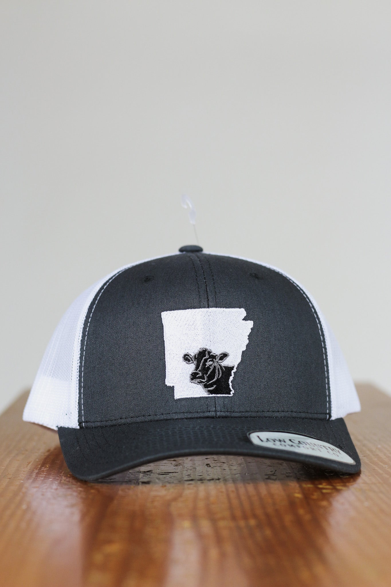 Charcoal Grey & White Arkansas Mens Hat