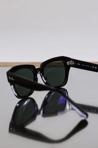 State Street Black & Green Ray Ban Sunglasses
