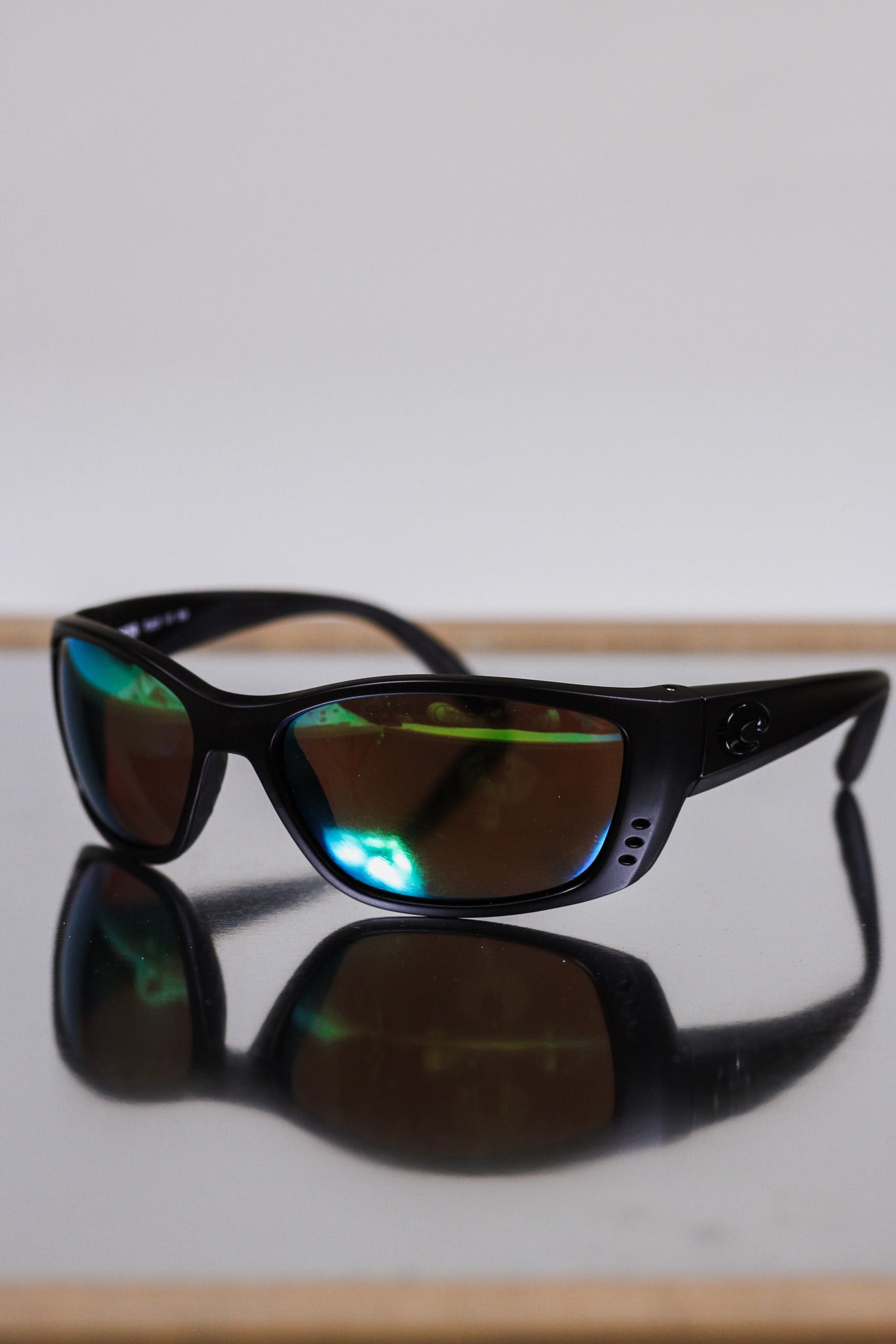 Fisch Black & Green Costa Sunglasses