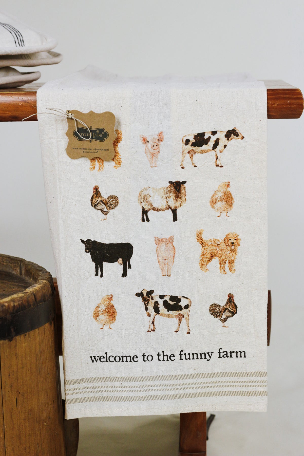 Welcome Farm Animal Towel