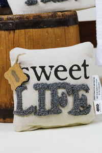 Sweet Life Mini Hook Pillow