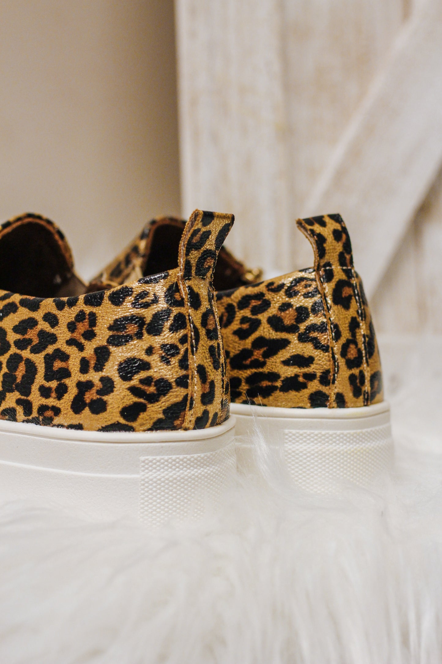 Mia Kids Andraya Leopard Slip on Shoe