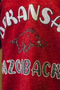 Red Arkansas Razorback Toddler Tee