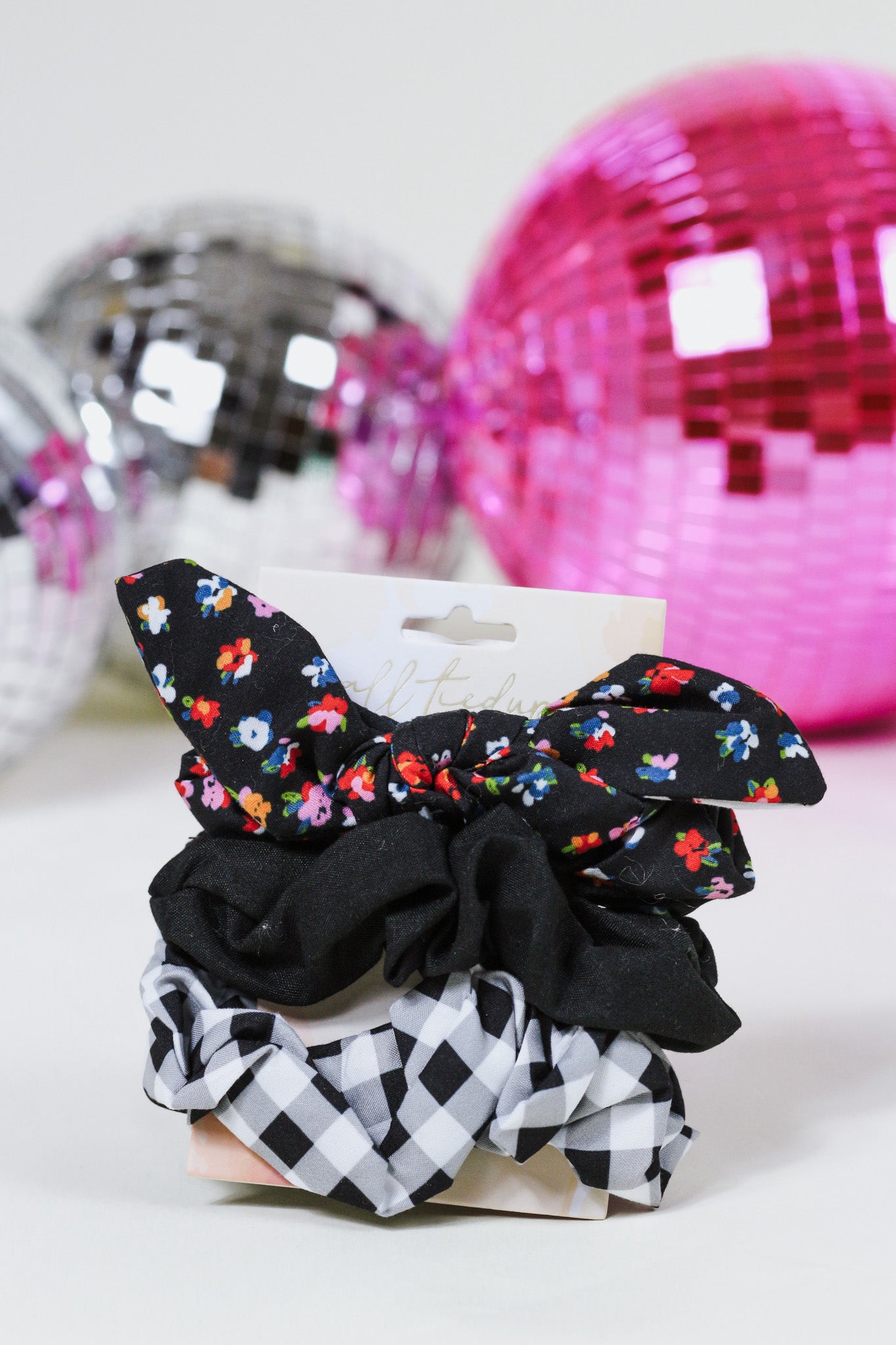 PATTERNED SCRUNCHIE SET