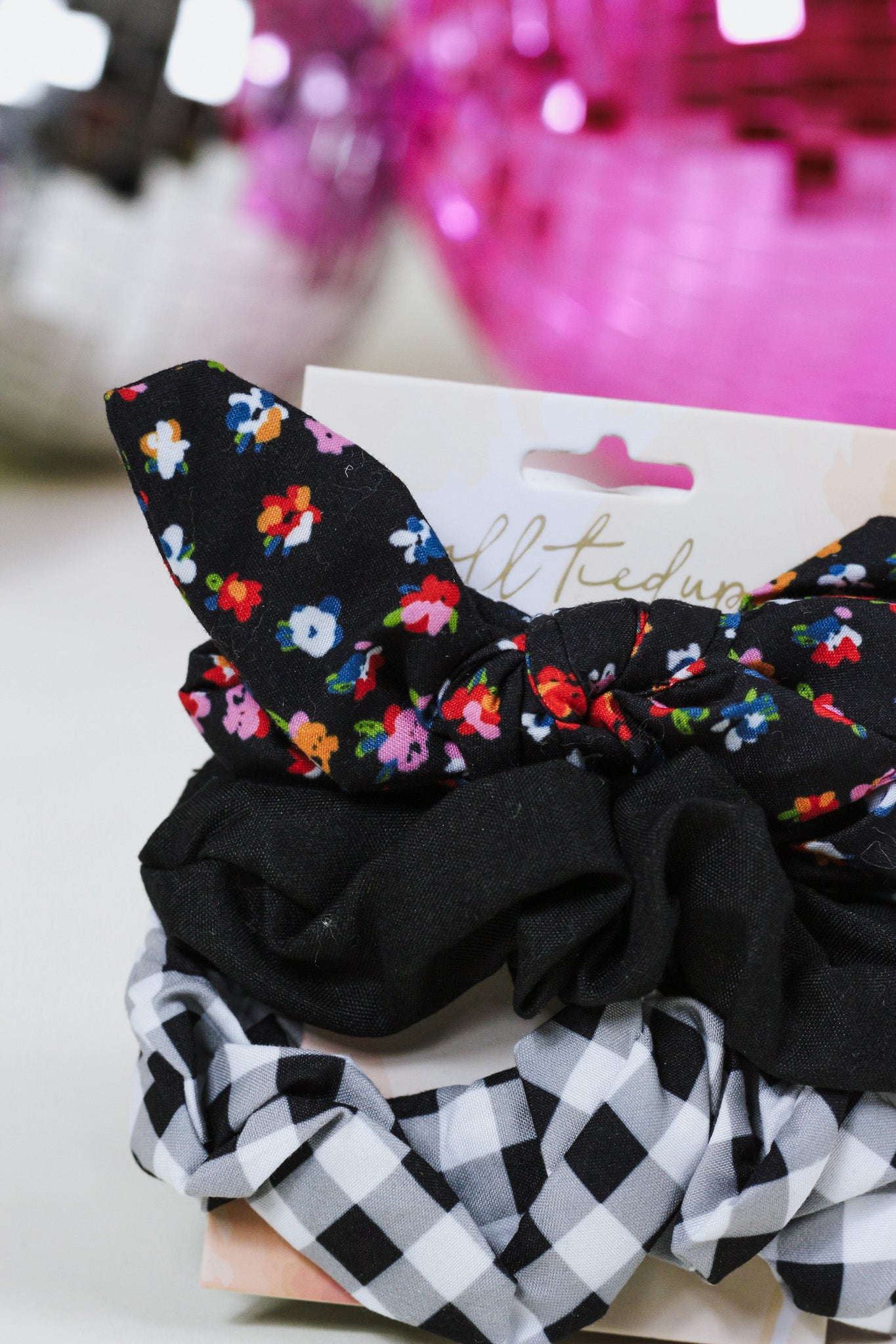 PATTERNED SCRUNCHIE SET