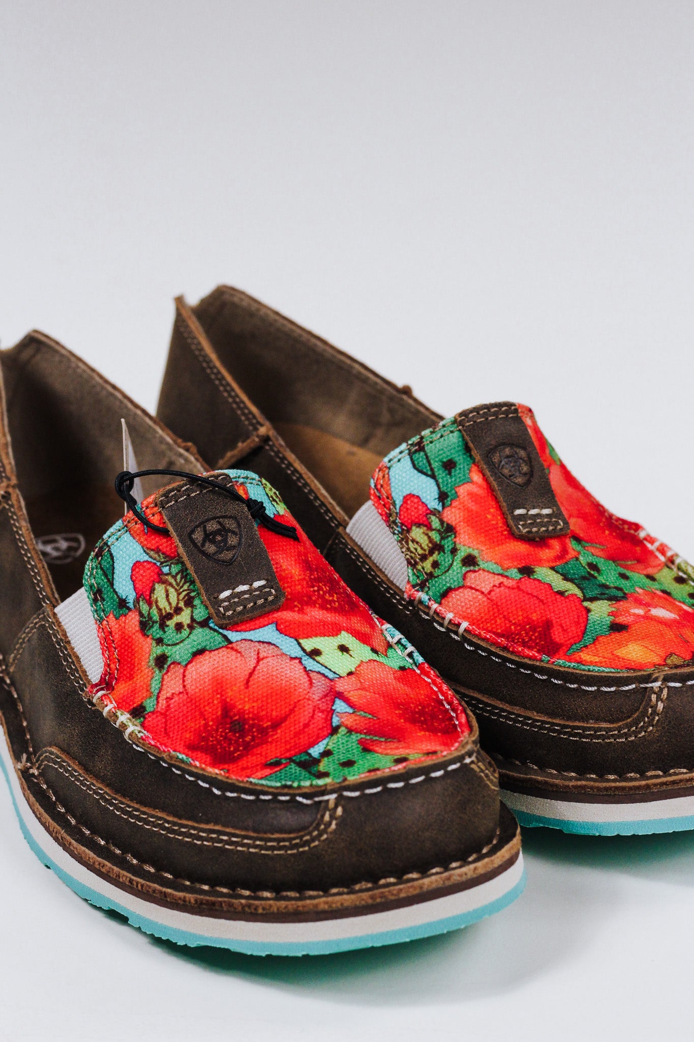 Ariat Women's Brown Floral Cruiser Shoe