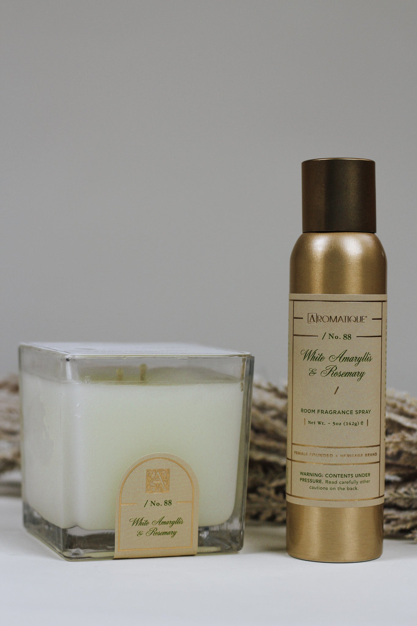 White Amaryllis & Rosemary Aerosol Room Spray