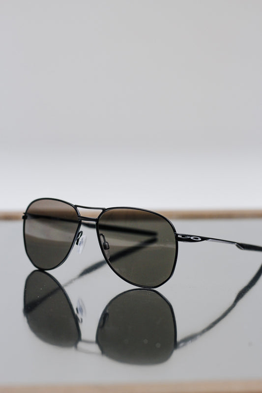 Black Grey Contrail Sunglasses By Oakley