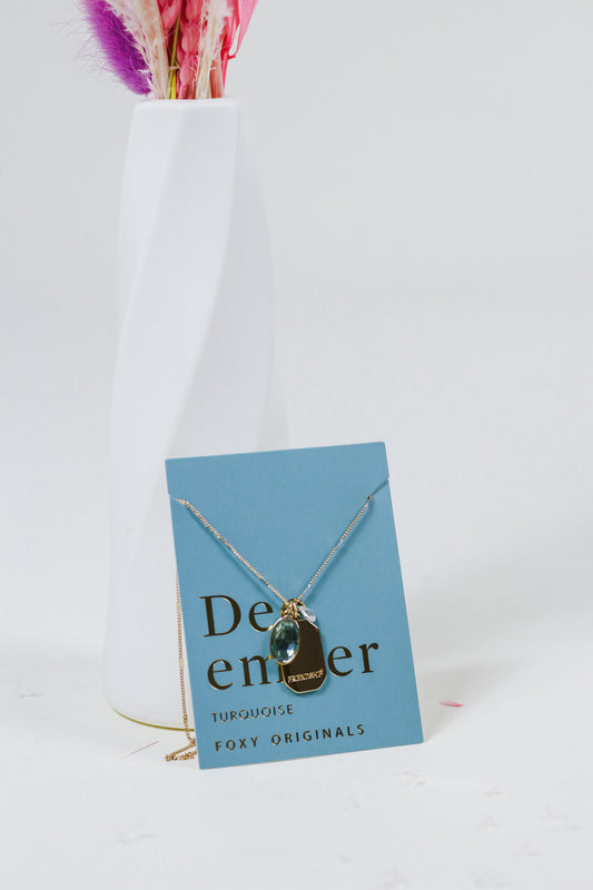 December Birthstone Necklace