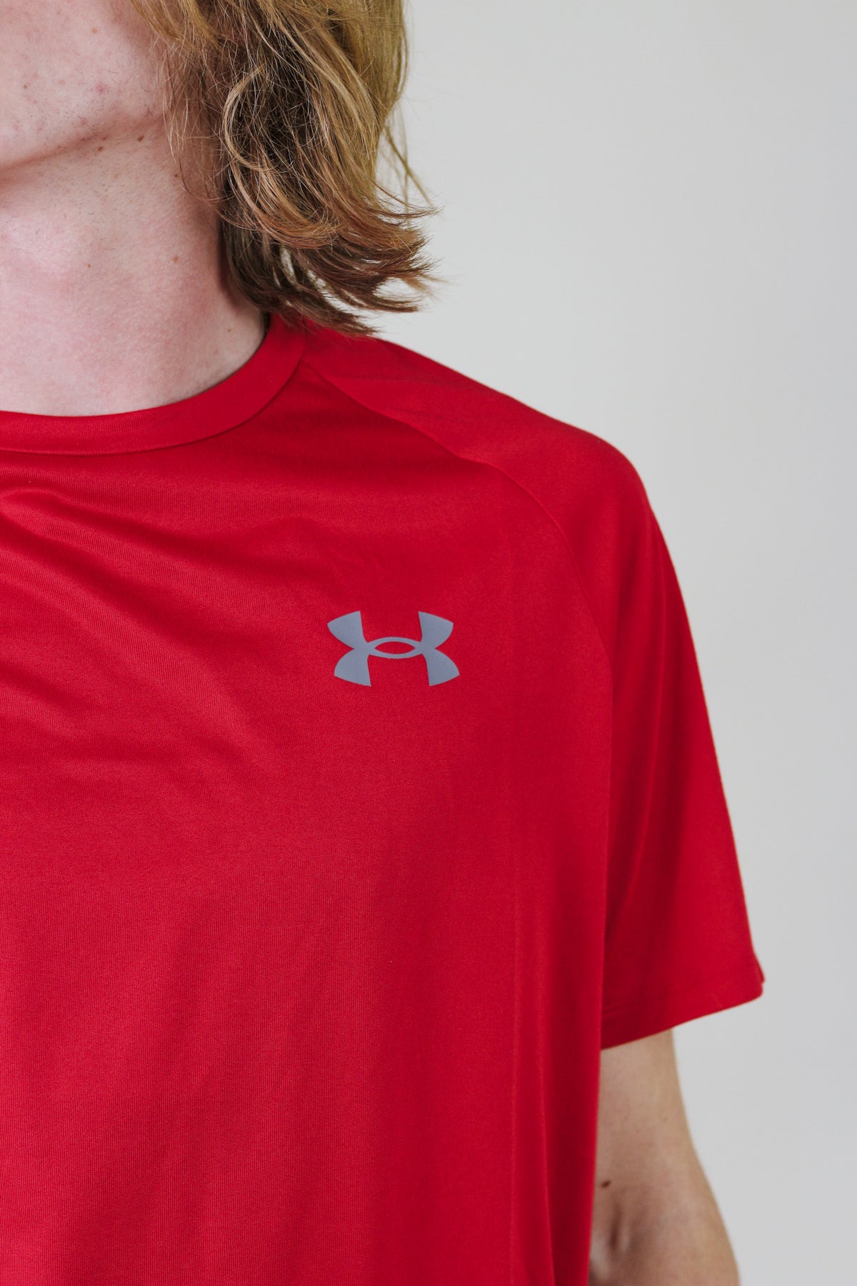 Men's UA Tech™ 2.0 Short Sleeve Red Shirt