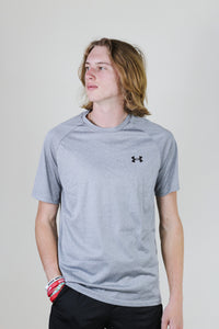Men's UA Tech™ 2.0 Short Sleeve Grey Shirt