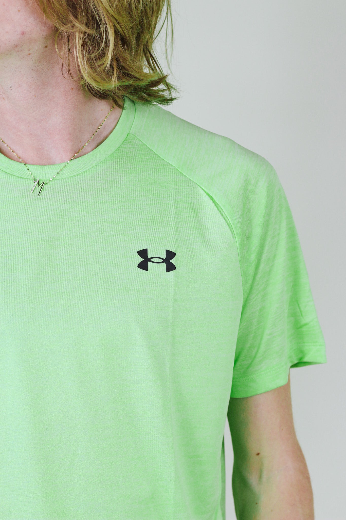 Men's UA Tech™ 2.0 Short Sleeve Green Shirt