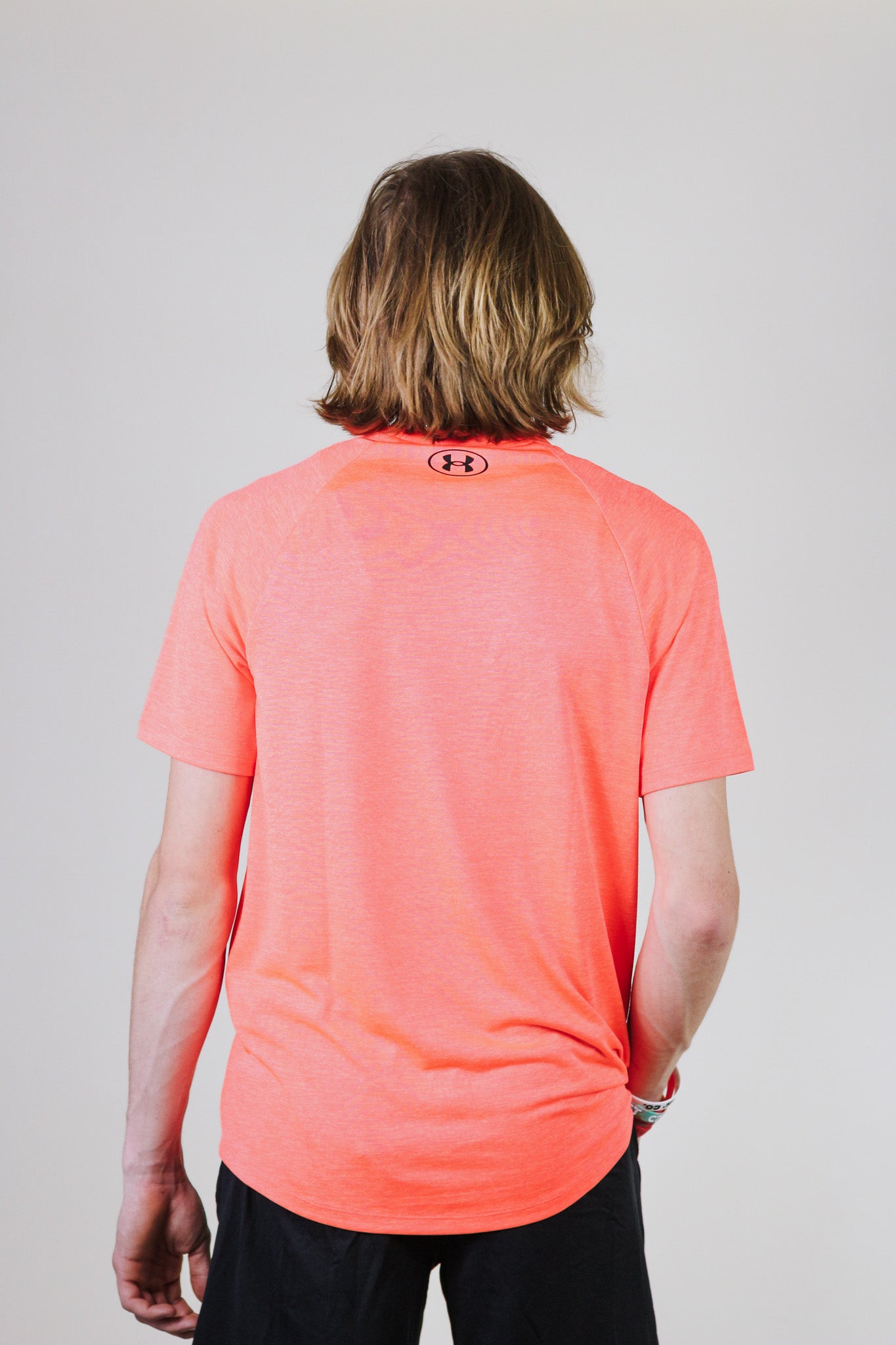 Men's UA Tech™ 2.0 Short Sleeve Orange Shirt