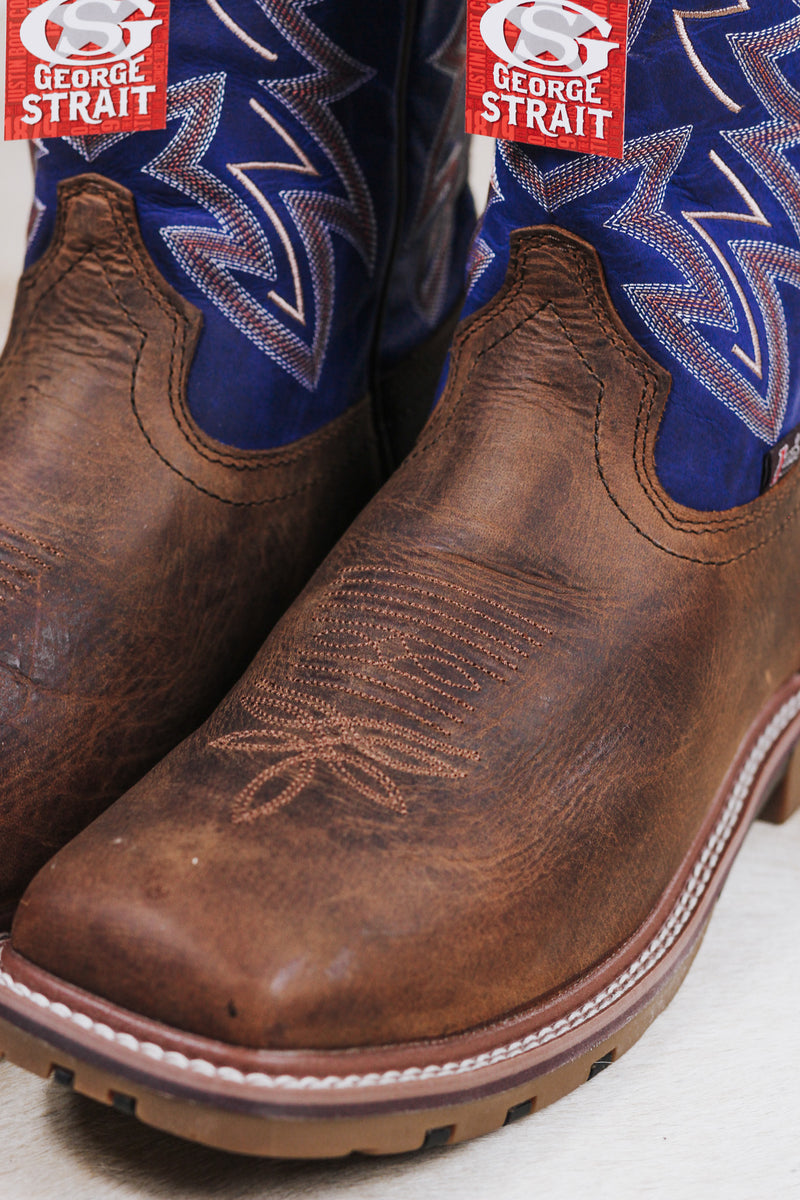 Justin Dusty 11" Square Toe Western Boot