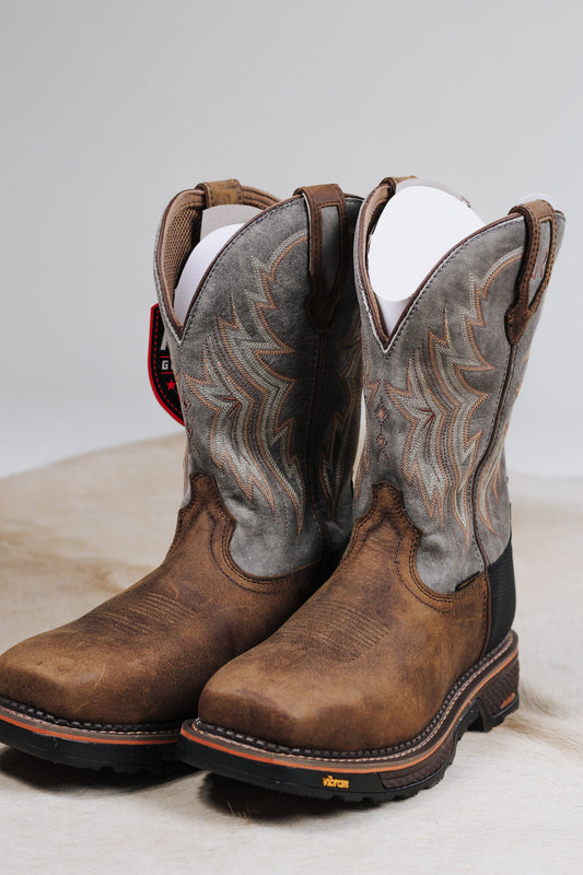 R. Watson Men's Hazel Bay/Smoke Grey Composite Toe Work Boots