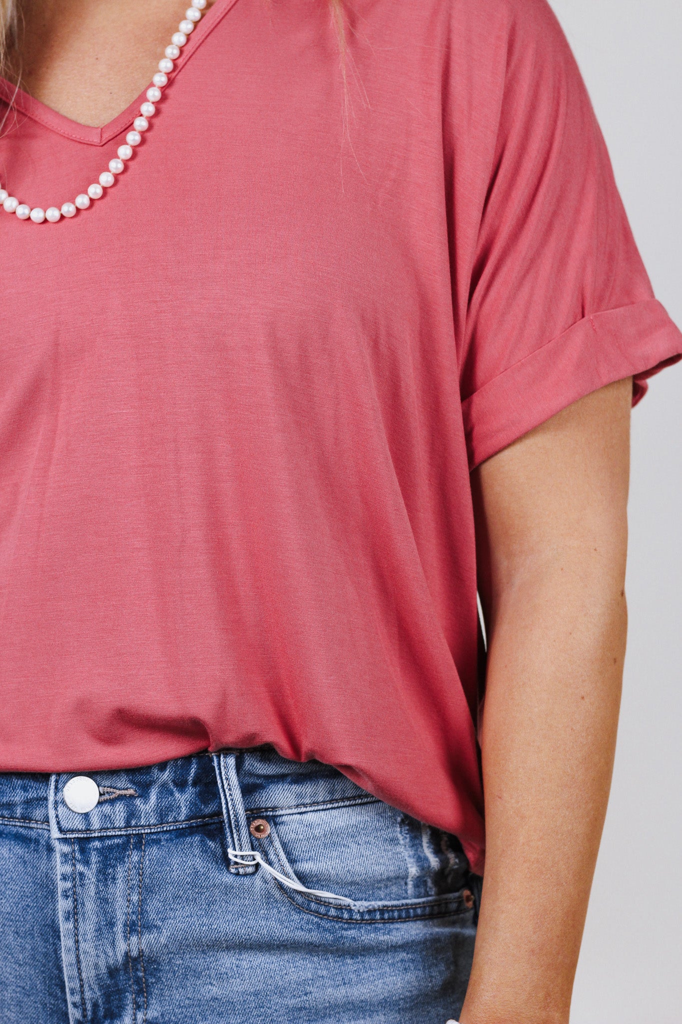 Madison Spice Coral Blouse