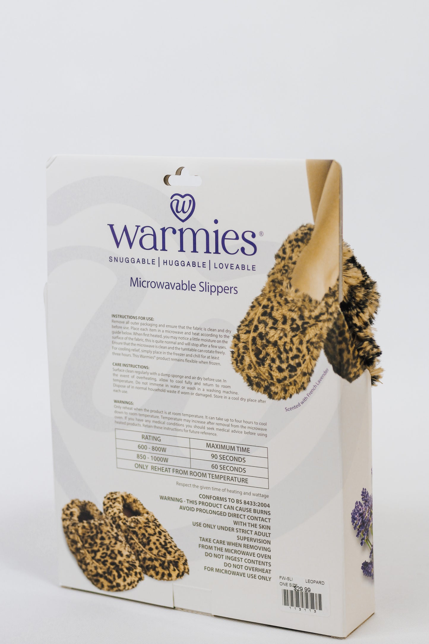 Leopard Slippers Warmies