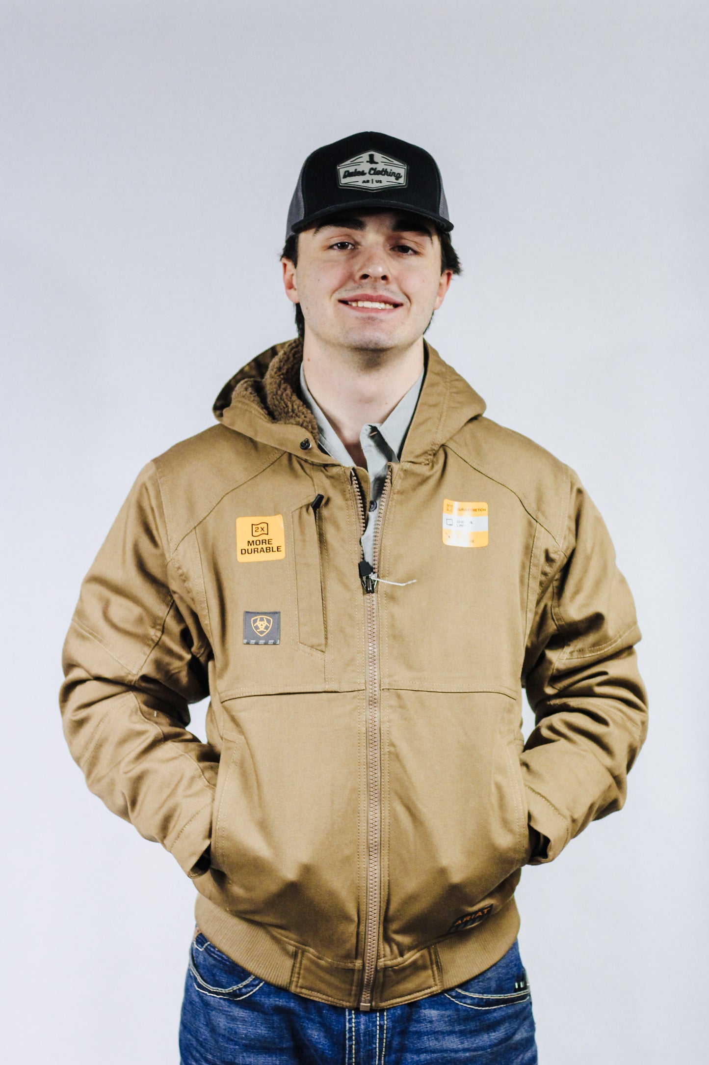 Rebar DuraCanvas Kahki Jacket By Ariat