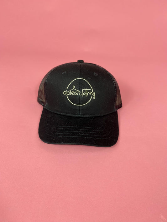 Black Cream Dales Logo Hat