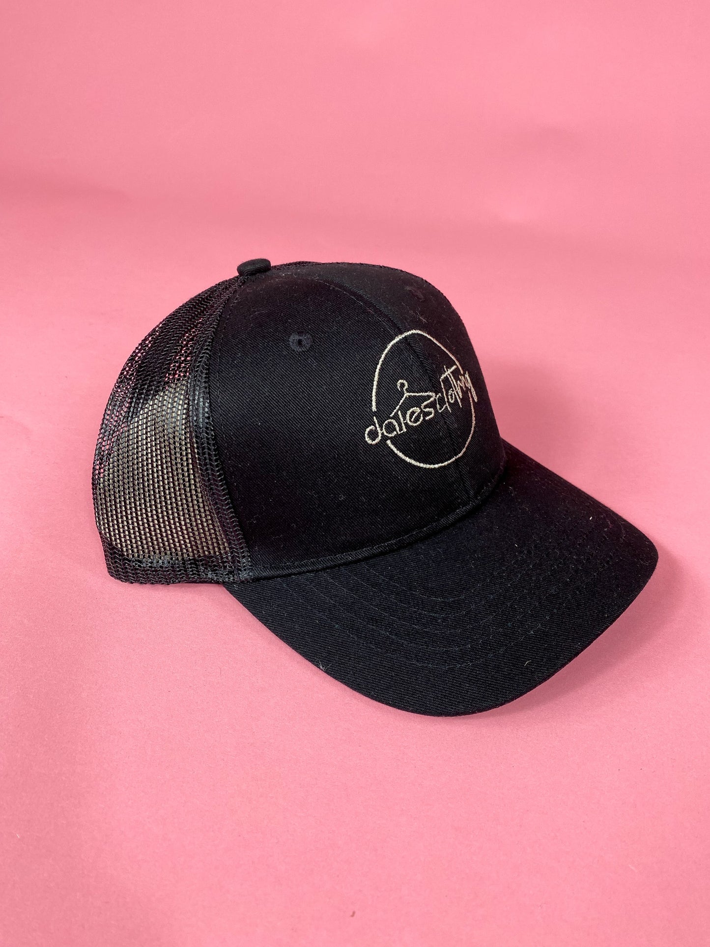 Black Cream Dales Logo Hat